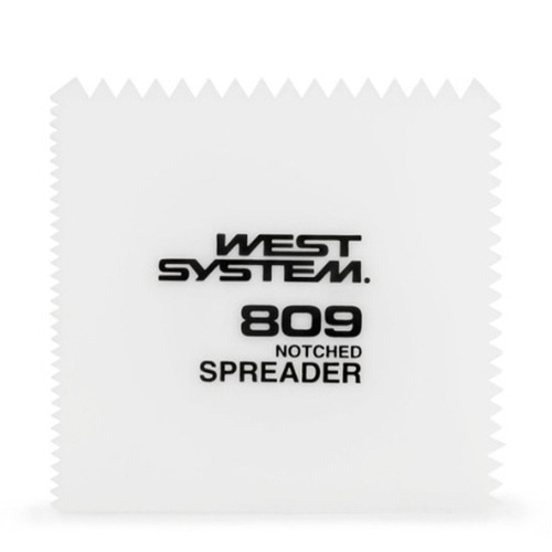 웨스트시스템 에폭시 도포 단단한 노치 스프레더 809