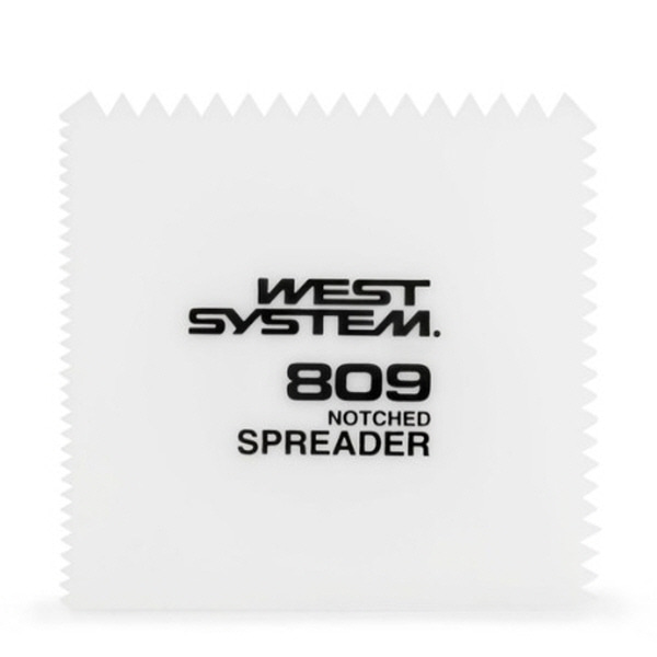웨스트시스템 에폭시 도포 단단한 노치 스프레더 809