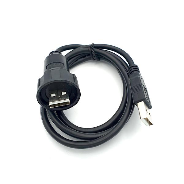 USB2.0 Male 방수 케이블 YU USB2 MP MP 1M 001